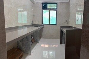 Kitchen in 1 BHK Apartment at Charkop Abhilasha CHSL, Kandivali West – for Sale