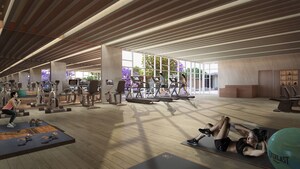 Gym in 4 BHK Apartment at Raheja Imperia, Worli – for Rent