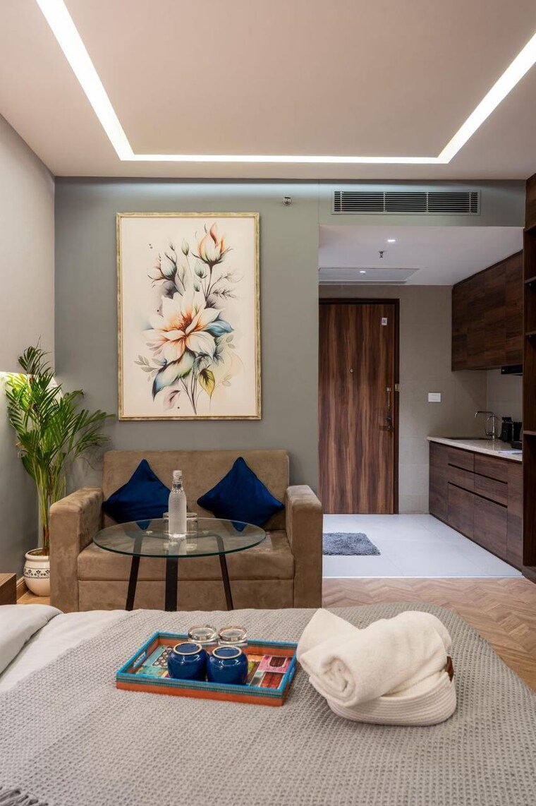 Living Room, south city 1 2 Bedroom 120 Sq.Yd. Builder Floor In South City 1 Gurgaon 9605848