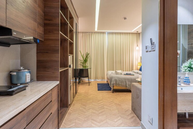 Kitchen, south city 1 2 Bedroom 120 Sq.Yd. Builder Floor In South City 1 Gurgaon 9605848