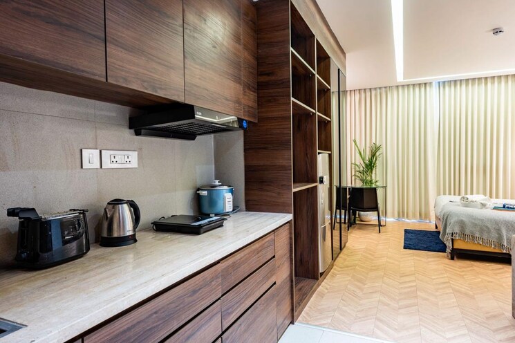 Kitchen, south city 1 2 Bedroom 120 Sq.Yd. Builder Floor In South City 1 Gurgaon 9605911