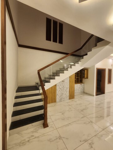 Staircase in 5 BHK Independent House at Marathakkara – for Sale