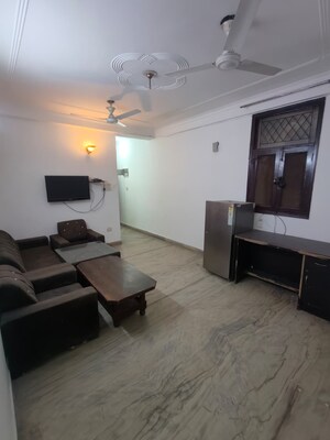 Living Room in 2 BHK Builder Floor at Saket – for Rent