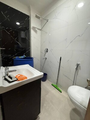 Bathroom in 3 BHK Builder Floor at Saket – for Rent