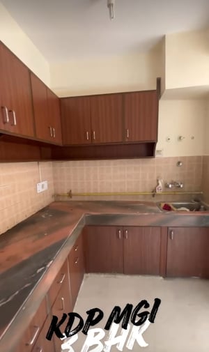 Kitchen in 3 BHK Apartment at MGI Gharaunda, Raj Nagar Extension – for Sale