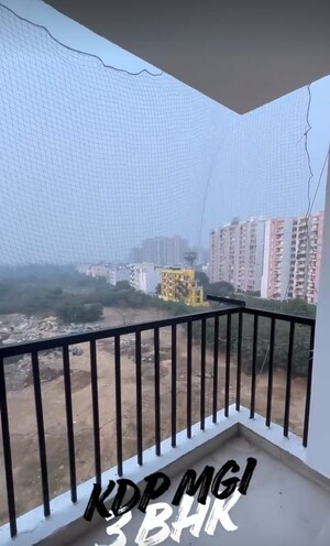 Balcony in 3 BHK Apartment at MGI Gharaunda, Raj Nagar Extension – for Sale