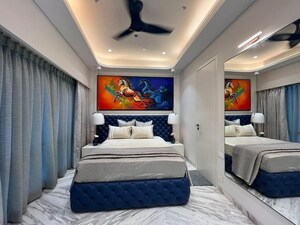 Bedroom in 4 BHK Apartment at Omkar 1973, Worli – for Rent