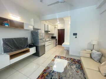 Kitchen in 2 BHK Apartment at Bhartiya Nikoo Homes, Thanisandra Main Road – for Rent