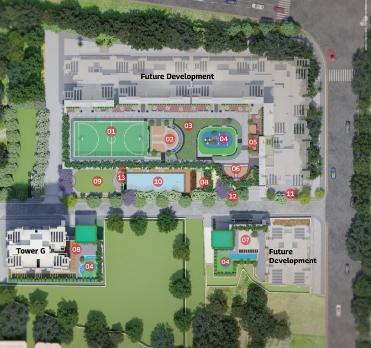 Master Plan, mahindra-marina-64 2 Bedroom 758 Sq.Ft. Apartment In Malad West Mumbai 9606628