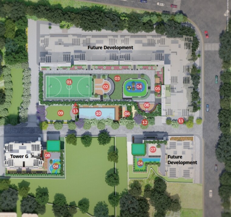 Master Plan, mahindra-marina-64 2 Bedroom 758 Sq.Ft. Apartment In Malad West Mumbai 9606628