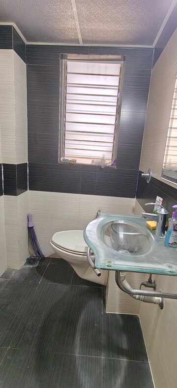 Bathroom in 2 BHK Apartment at Silicon Park, Malad West – for Rent