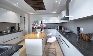 Kitchen in 4 BHK Apartment at Experion Windchants, Sector 112 – for Sale