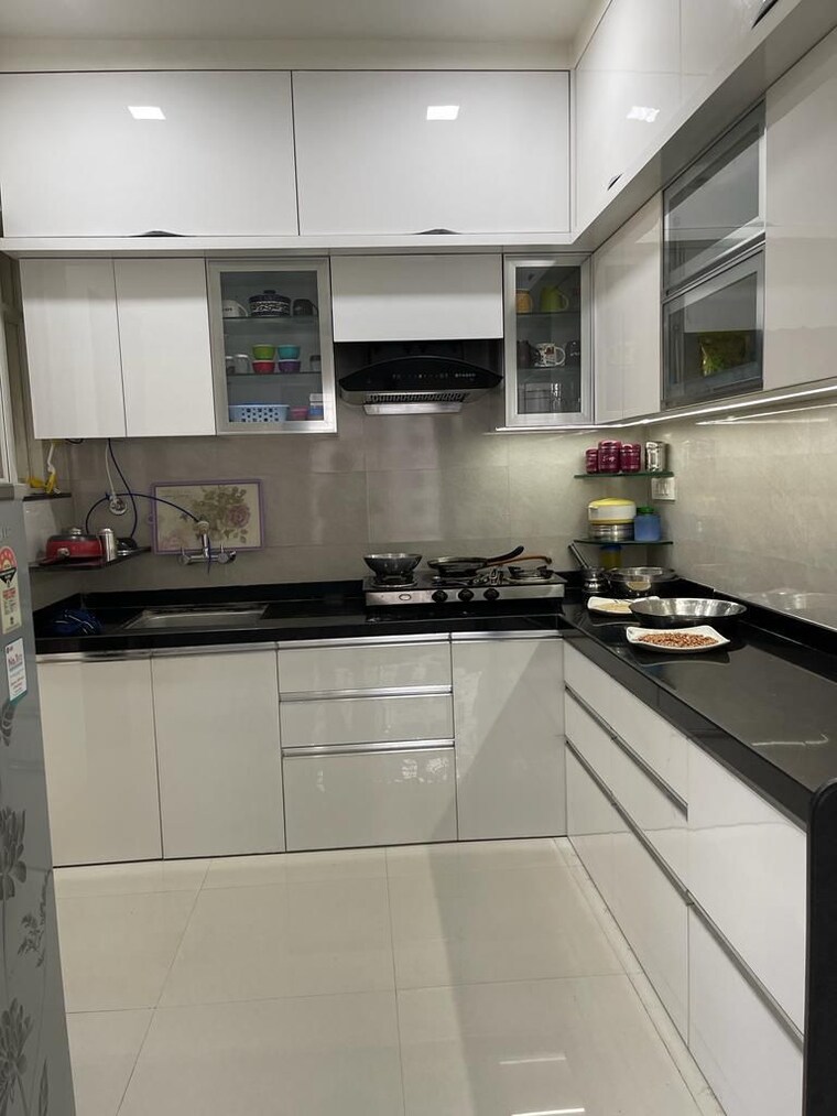 Kitchen, bu-bhandari-east-street 3 Bedroom 1350 Sq.Ft. Apartment In Kharadi Pune 9606597