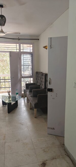 Living Room in 2 BHK Builder Floor at Ansal Sushant Floors, Sushant Lok ii – for Rent