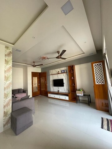 Living Room in 3 BHK Apartment at BU Bhandari East Street, Kharadi – for Rent