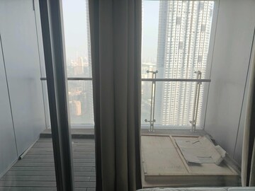 Building Lobby in 4 BHK Apartment at Lodha World Crest, Worli – for Rent