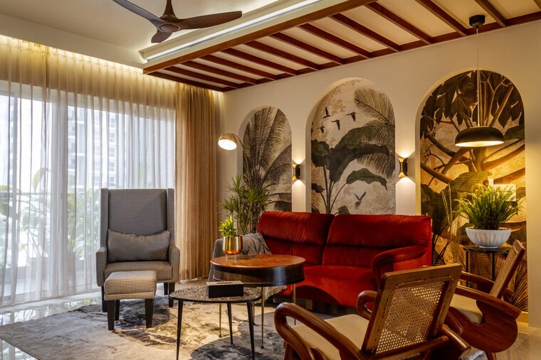 Living Room, snn-clermont 4 Bedroom 3975 Sq.Ft. Apartment In Hebbal Bangalore 9606956