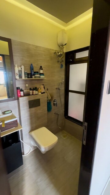 Bathroom in 3 BHK Apartment at Sobha Palm Courts, Kogilu – for Rent