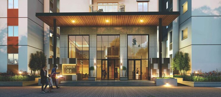 Exterior View, my-home-sayuk 3 Bedroom 1926 Sq.Ft. Apartment In Tellapur Hyderabad 9606886