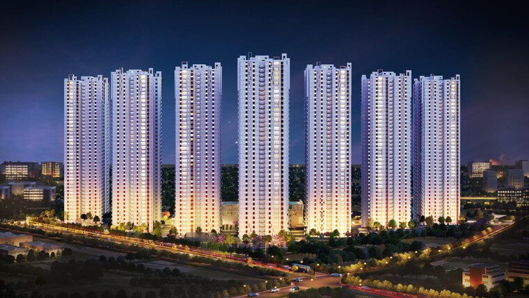 Exterior View, my-home-sayuk 3 Bedroom 1926 Sq.Ft. Apartment In Tellapur Hyderabad 9606886