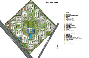 Master Plan in 3 BHK Apartment at My Home Sayuk, Tellapur – for Sale