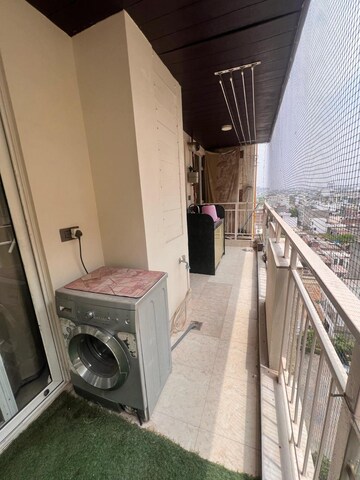 Balcony in 4 BHK Apartment at Manglam Rangoli Greens, Vaishali Nagar – for Rent