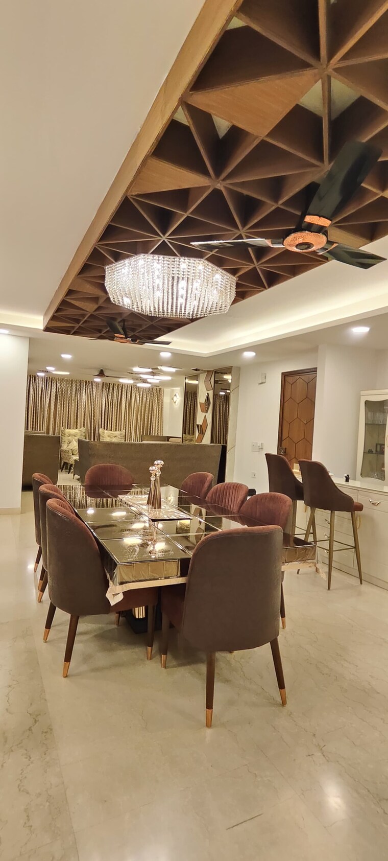 Dining area, ansal-api-versalia 3 Bedroom 180 Sq.Yd. Builder Floor In Sector 67a Gurgaon 9607326