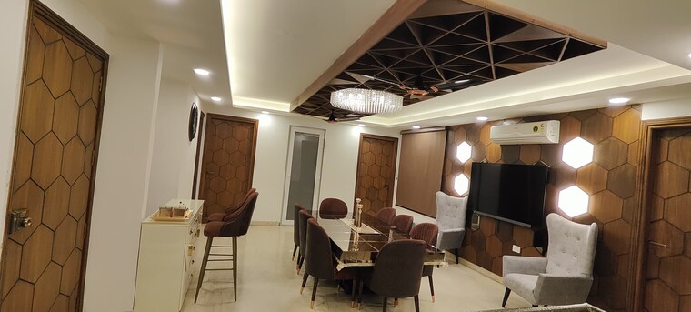Dining area, ansal-api-versalia 3 Bedroom 180 Sq.Yd. Builder Floor In Sector 67a Gurgaon 9607326