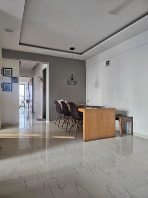 Living Room in 3 BHK Apartment at Adani Ten BKC, Bandra East – for Rent