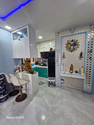 Living Room in 1 BHK Apartment at Kanakia Rainforest, Andheri East – for Rent