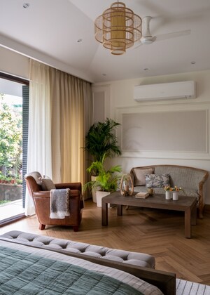 Living Room in 4 BHK Villa at DLF New Town Heights Town Houses, Sector 86 – for Rent