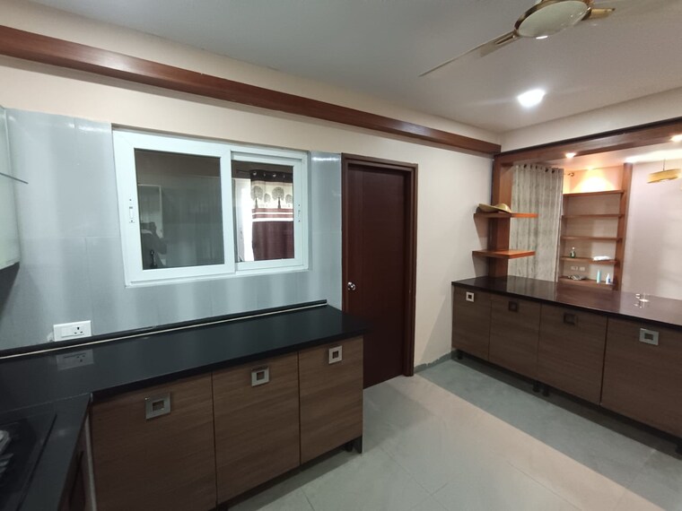 Kitchen, green-grace 3 Bedroom 2570 Sq.Ft. Apartment In Gachibowli Hyderabad 9607574