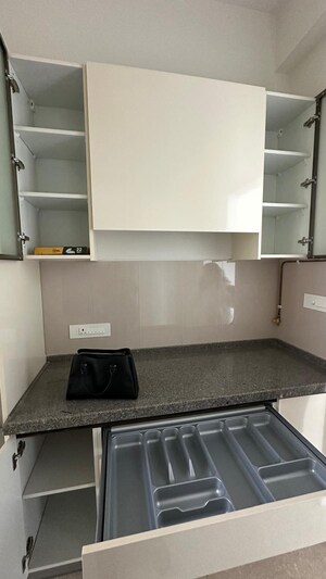 Kitchen in 2.5 BHK Apartment at Adani Ten BKC, Bandra East – for Rent