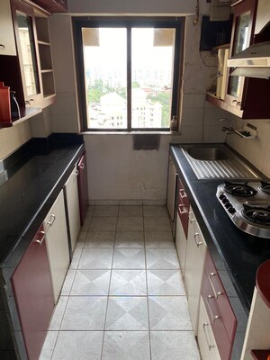 Kitchen in 2 BHK Apartment at Hiranandani Gardens Florentine, Powai – for Rent