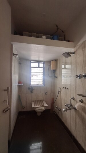 Attached Bathroom in 3 BHK Apartment at Benchmark Silver Leaf, Kandivali East – for Rent