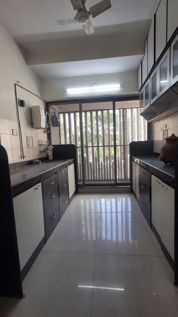 Kitchen in 3 BHK Apartment at Benchmark Silver Leaf, Kandivali East – for Rent