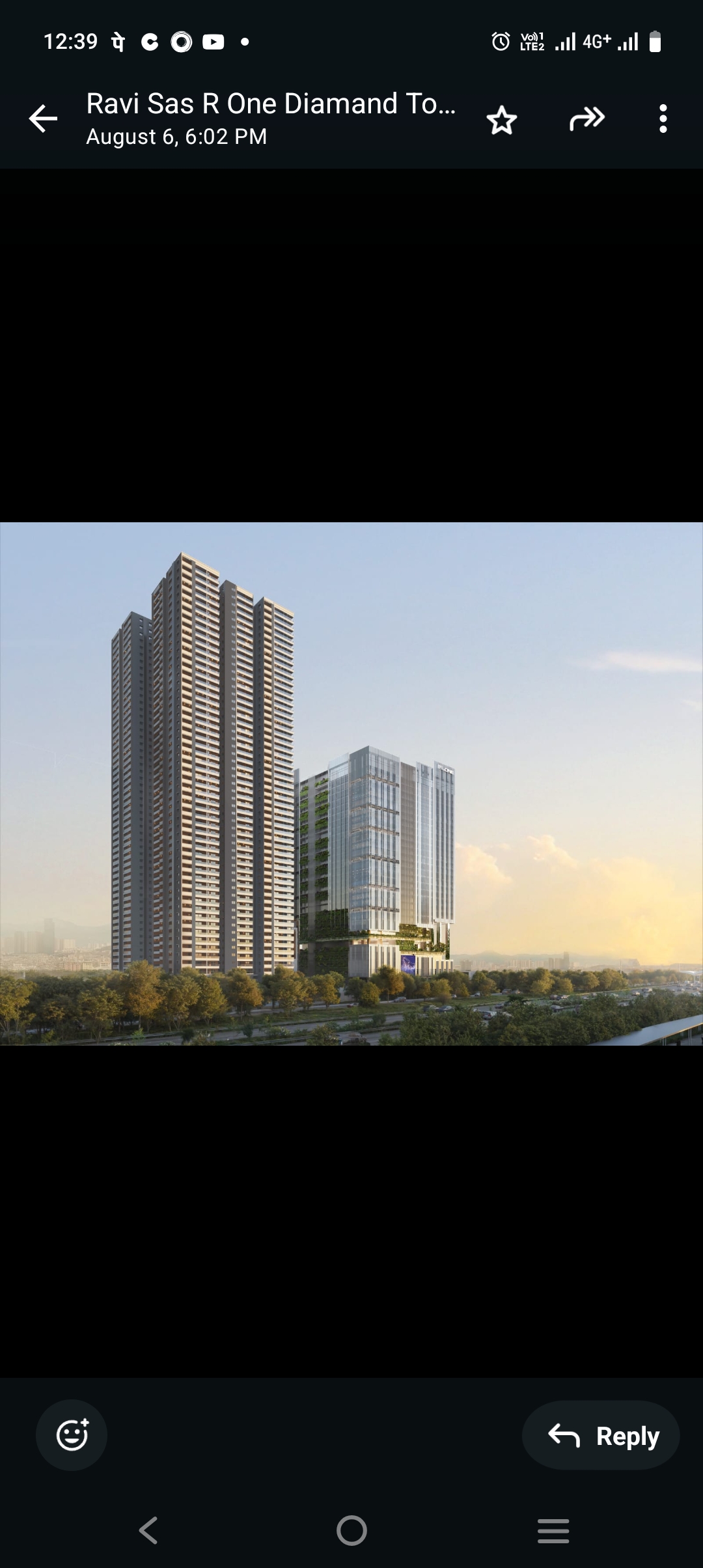 Office Space For Sale in R One Diamond Towers Fina