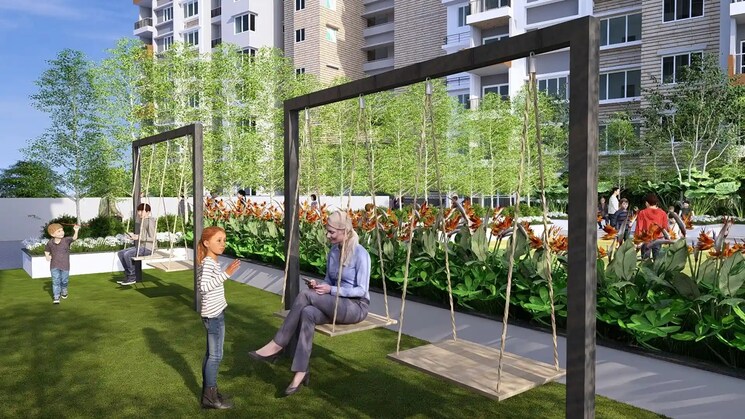 Garden, embassy-greenshore 3 Bedroom 1750 Sq.Ft. Apartment In Devanahalli Bangalore 9608259