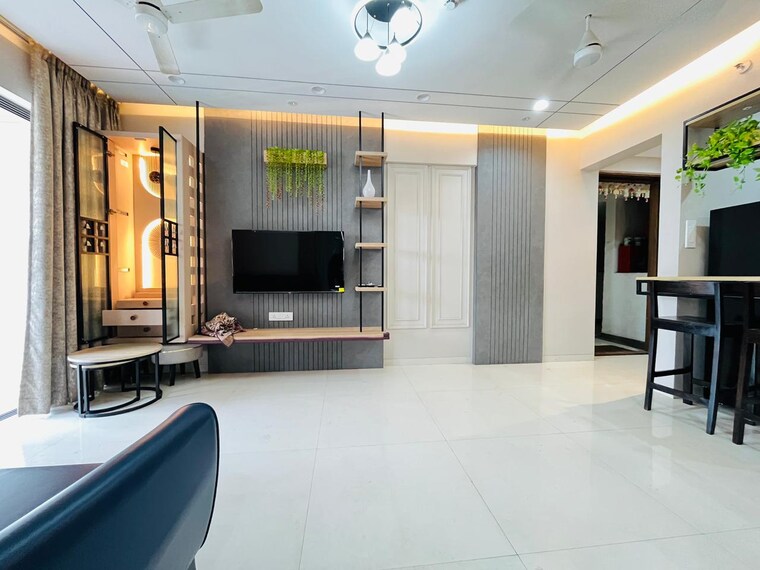 Living Room, bhaktamar-residency 3 Bedroom 1900 Sq.Ft. Apartment In Wadgaon Sheri Pune 9608268