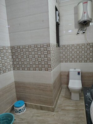 Bathroom in 3 BHK Builder Floor at Sainik Colony – for Rent