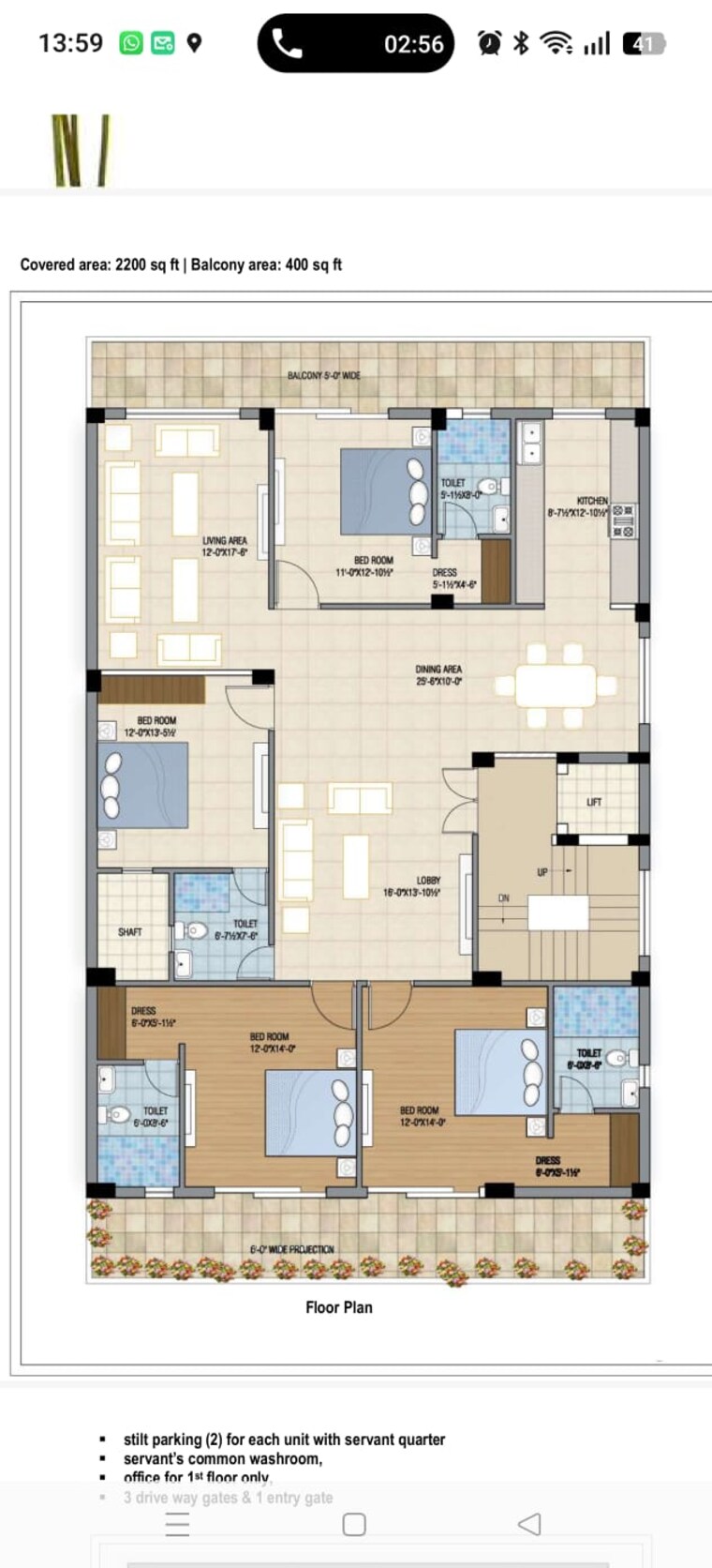 Floor Plan, aez-aloha 5 Bedroom 3250 Sq.Ft. Apartment In Sector 57 Gurgaon 9608590