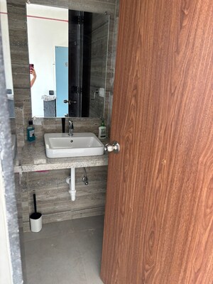 Bathroom in 1 BHK Apartment at Runwal Nirvana, Parel – for Rent