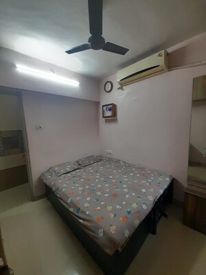 Bedroom in 3 BHK Apartment at Hill Garden, Manpada – for Rent