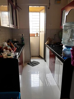 Kitchen in 1 BHK Apartment at Bhoomi Acres, Thane West – for Rent
