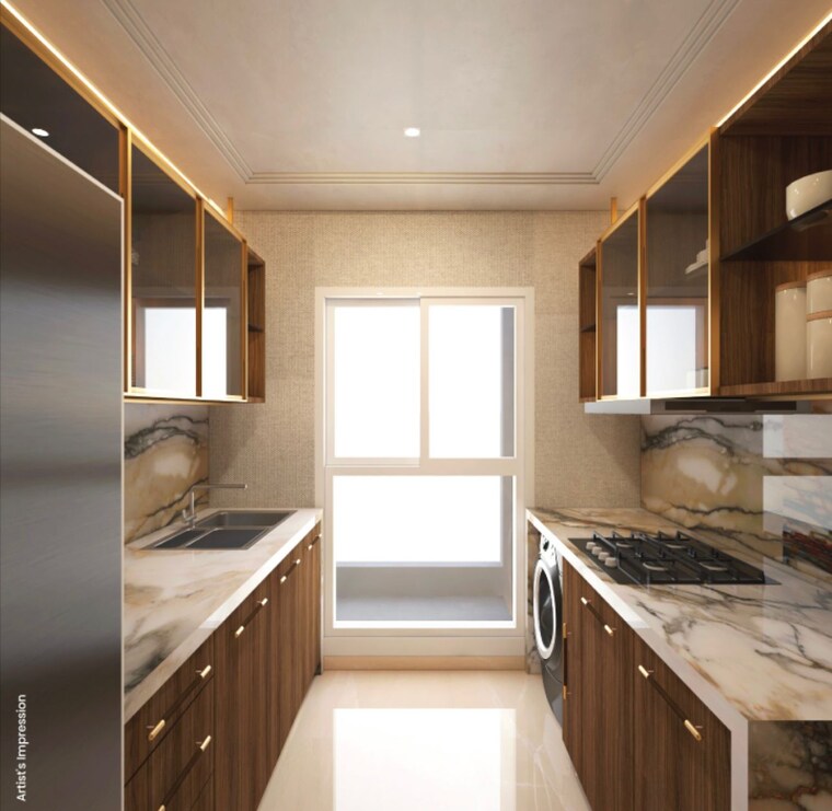 Kitchen, raymond-the-address-by-gs 2 Bedroom 675 Sq.Ft. Apartment In Bandra East Mumbai 9608661