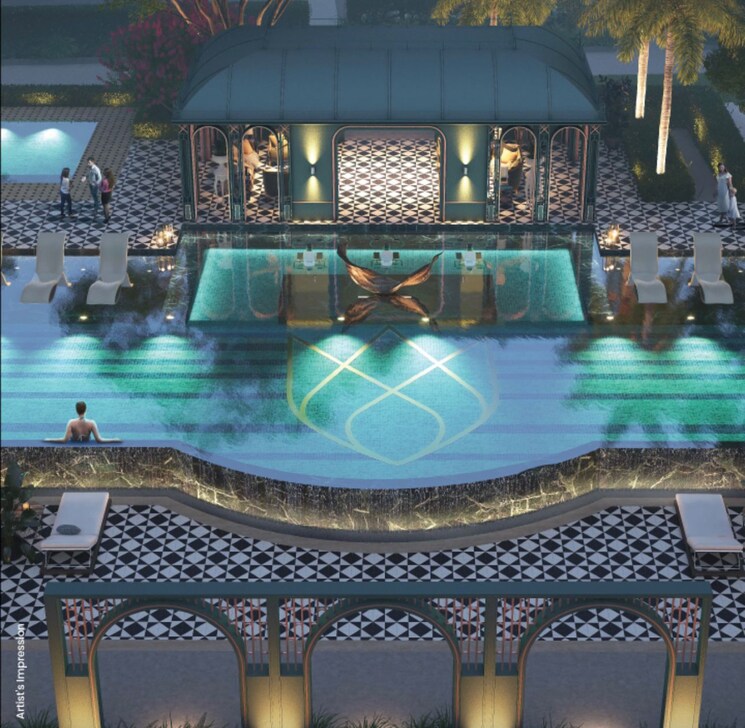 Swimming Pool, raymond-the-address-by-gs 2 Bedroom 675 Sq.Ft. Apartment In Bandra East Mumbai 9608661