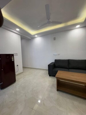 Living Room in 1 BHK Builder Floor at Saket – for Rent