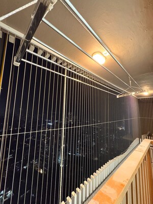 Balcony in 2 BHK Apartment at Chandak Stella, Goregaon West – for Rent