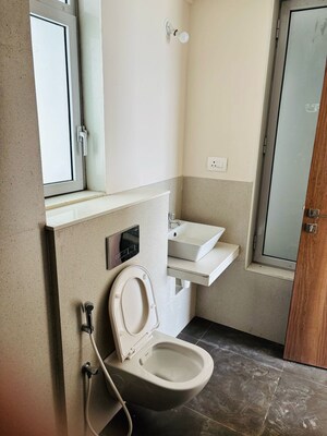 Bathroom in 3 BHK Apartment at Risland The Icon, Dhokali – for Rent