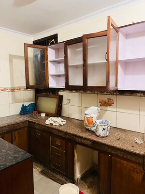 Kitchen in 2 BHK Builder Floor at Saket – for Rent